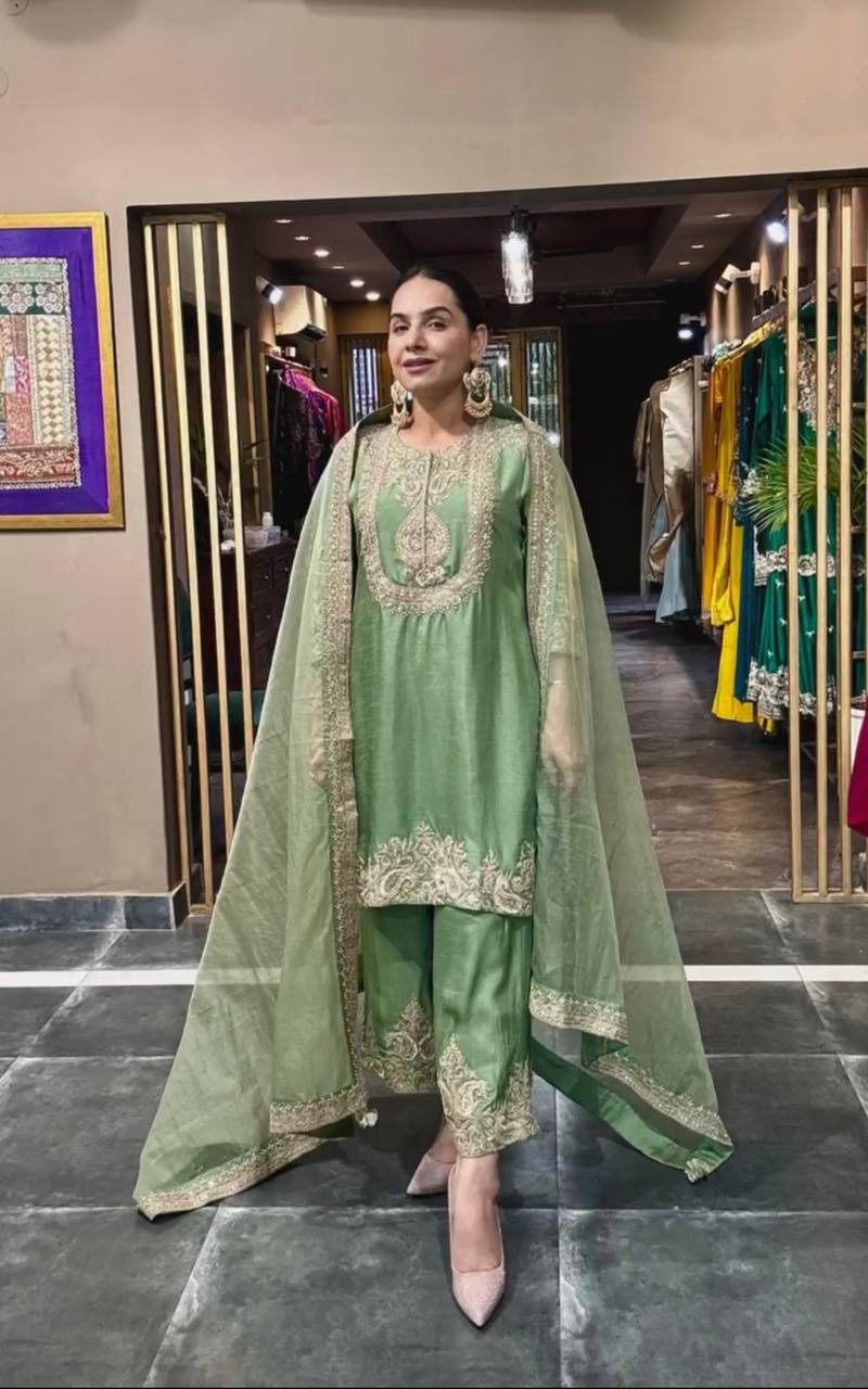 Silk kurta pant sets for women,Wedding,Festive wear dress