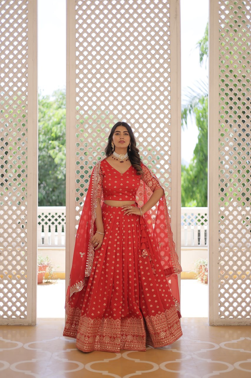 Sunbrust Splendor Lehenga