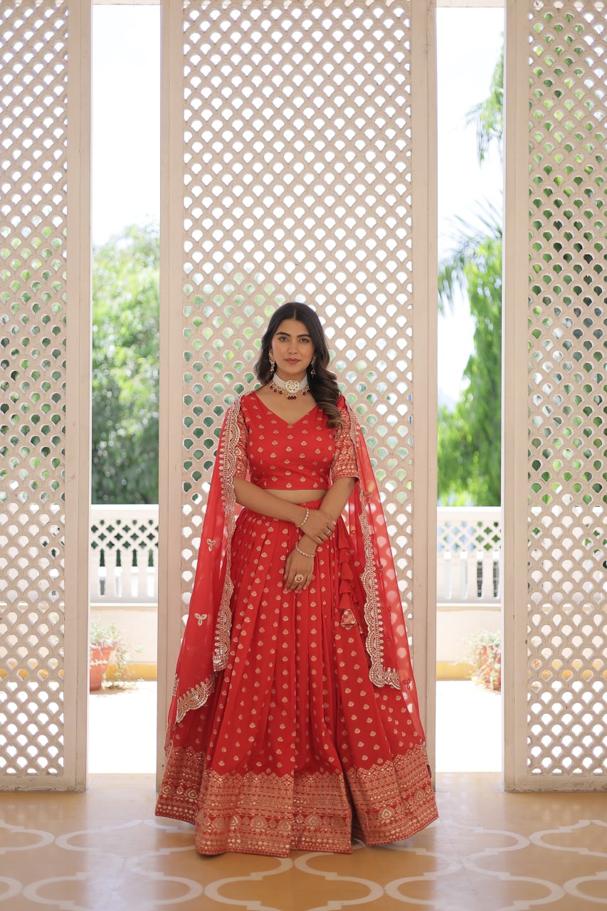 Sunbrust Splendor Lehenga