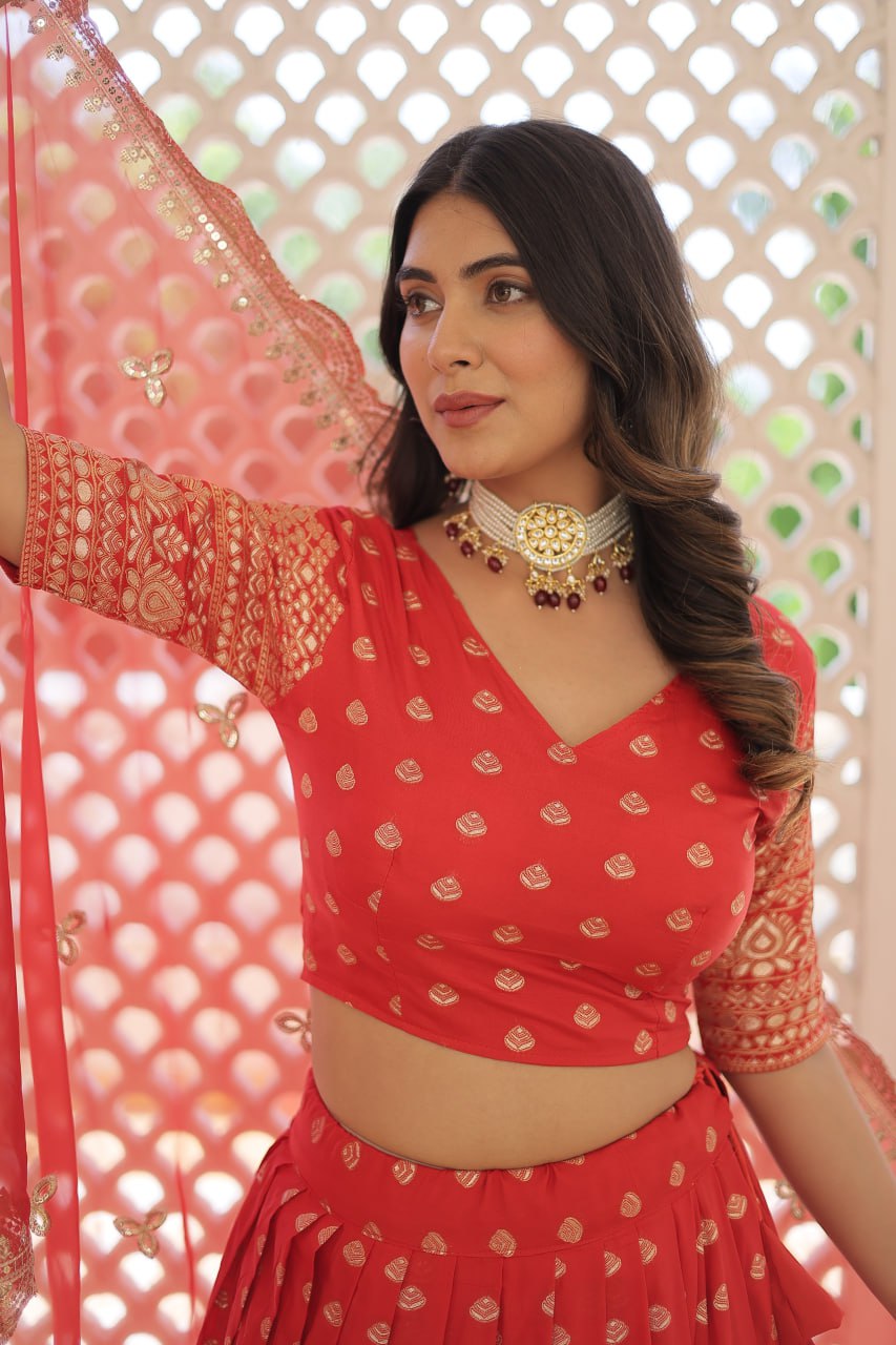 Sunbrust Splendor Lehenga