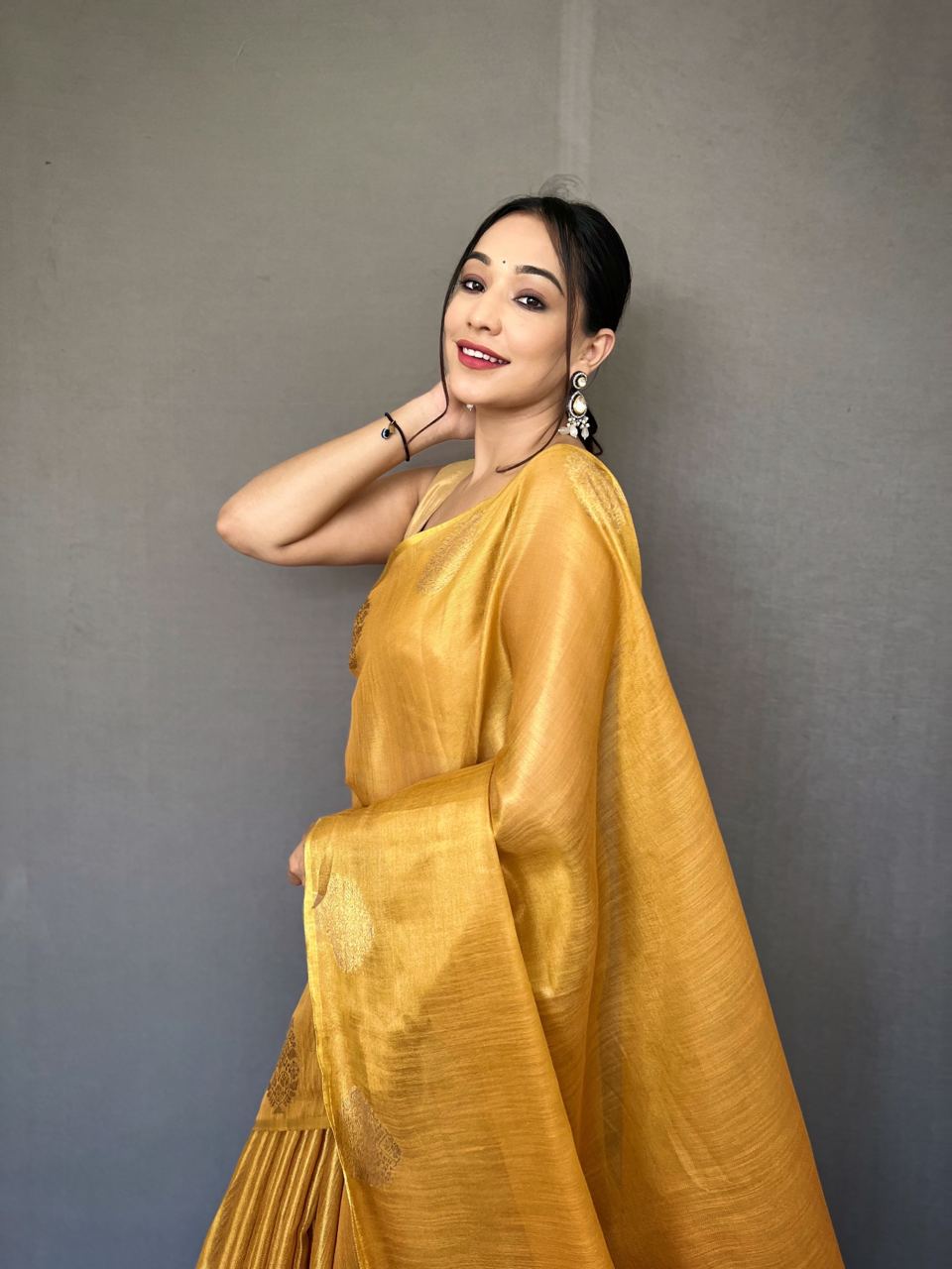 Golden Dusk Saree