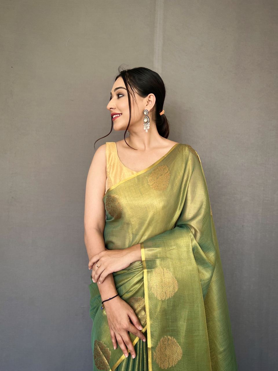 Verdant Whisper Saree