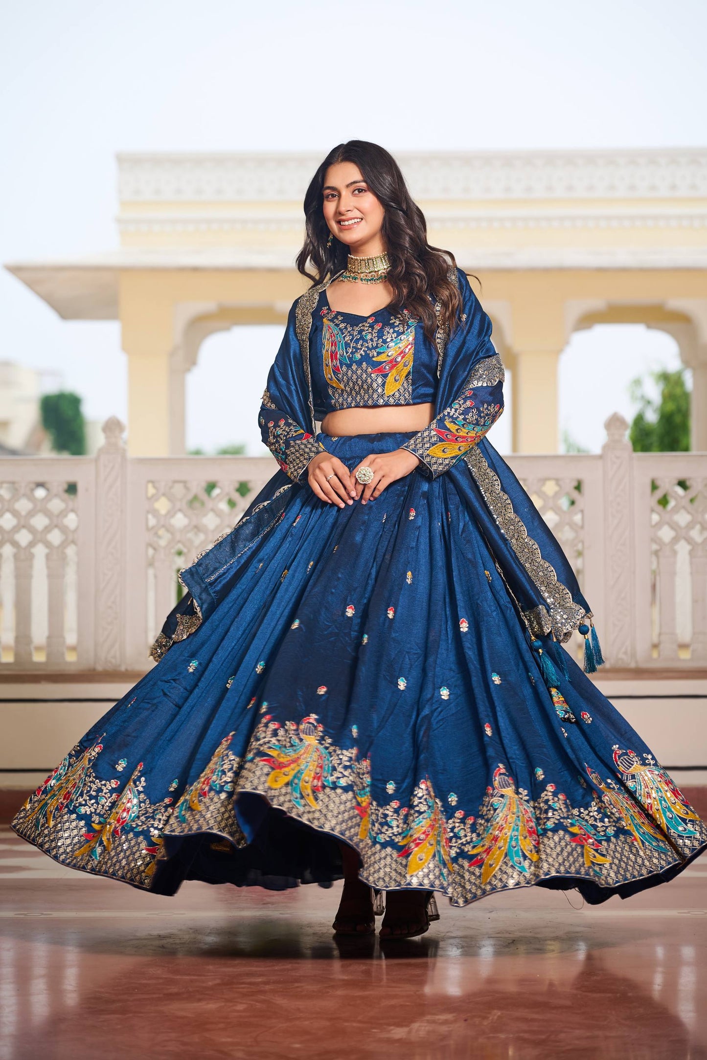 Peacock Lehengas