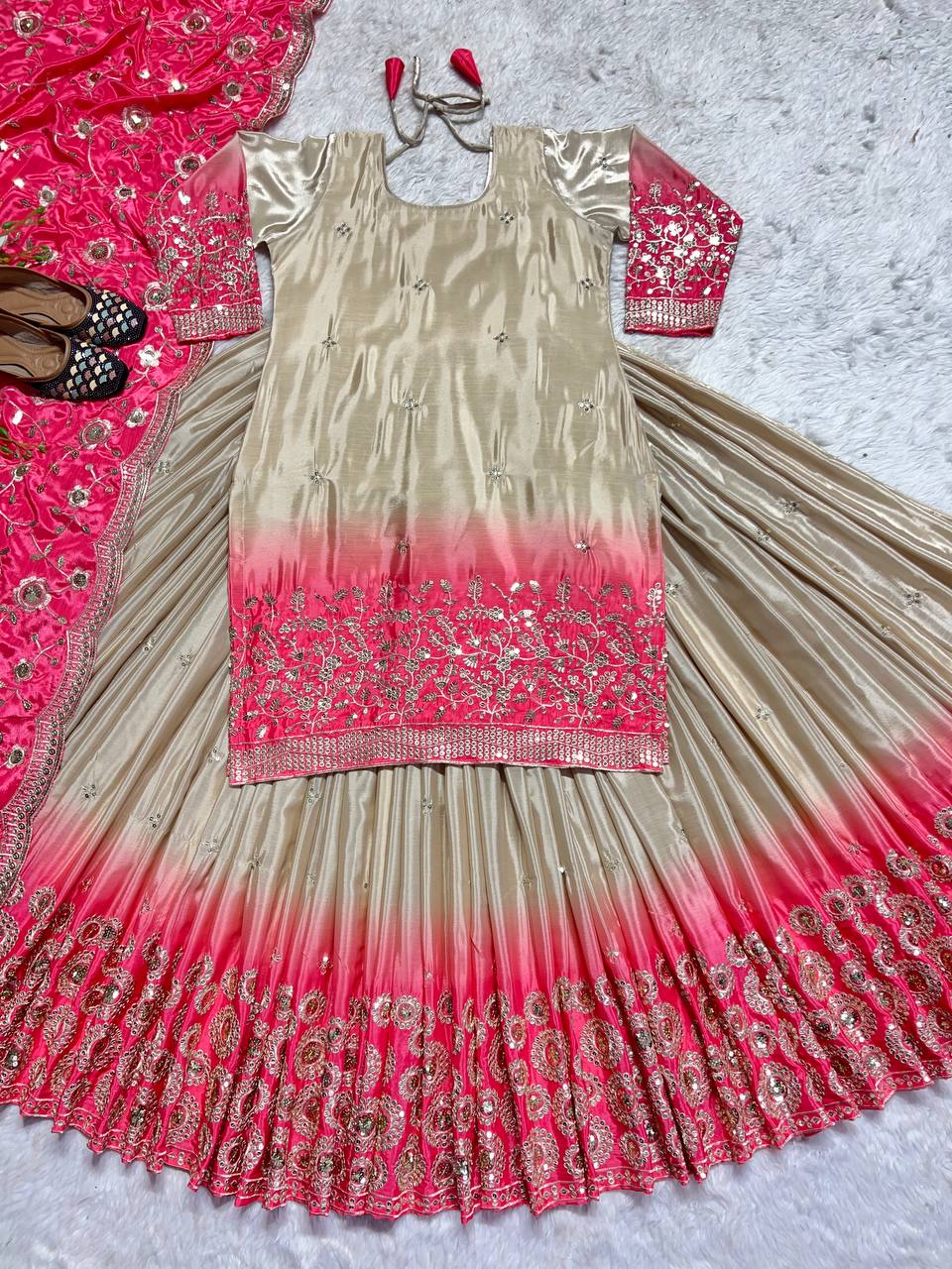 Regal Pink Lehenga Choli