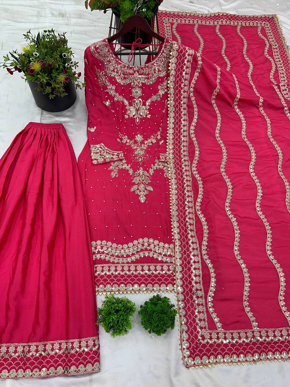 Chameli Embroidered Suit Set
