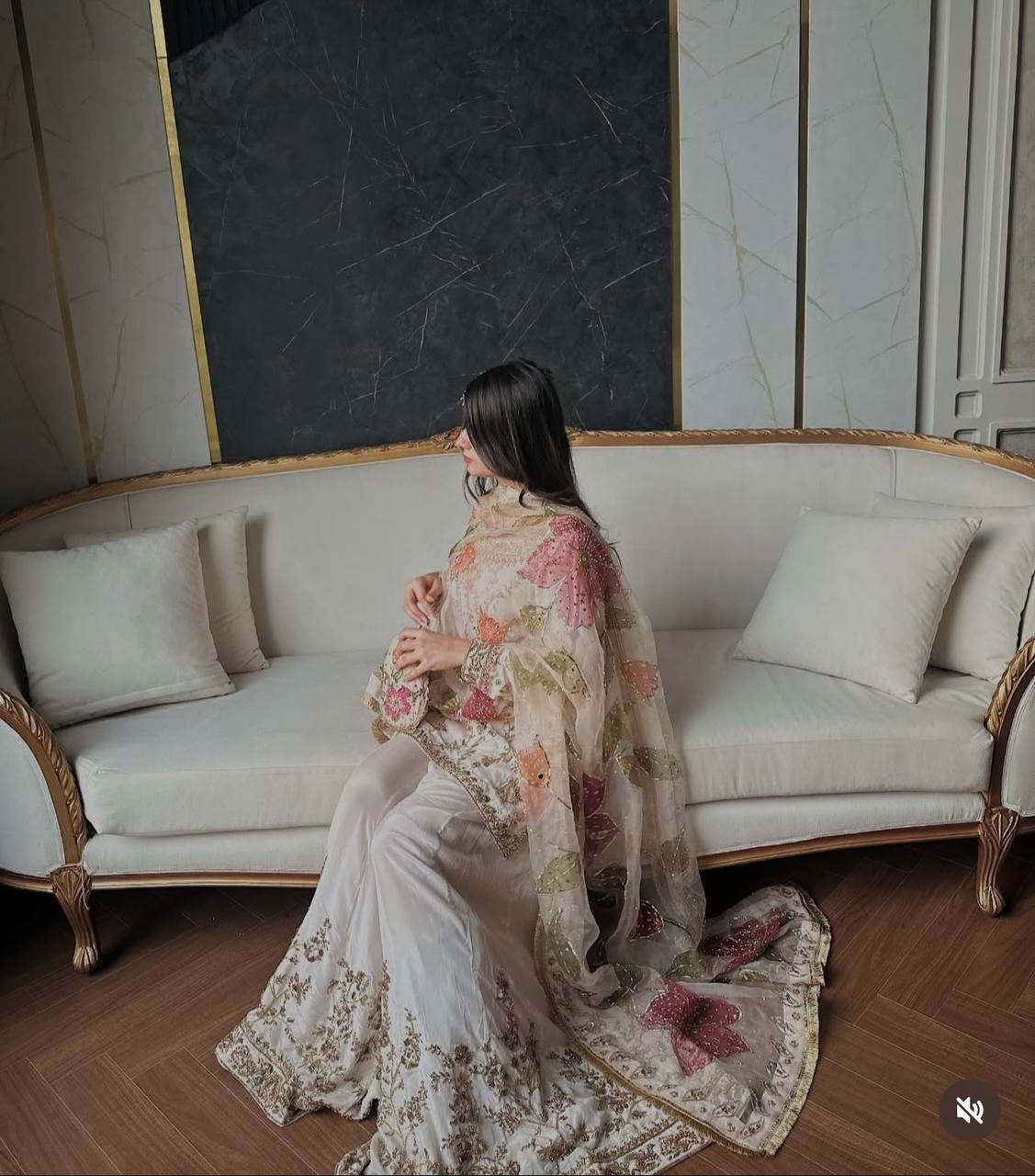 Premium designer party wear sharara suit set