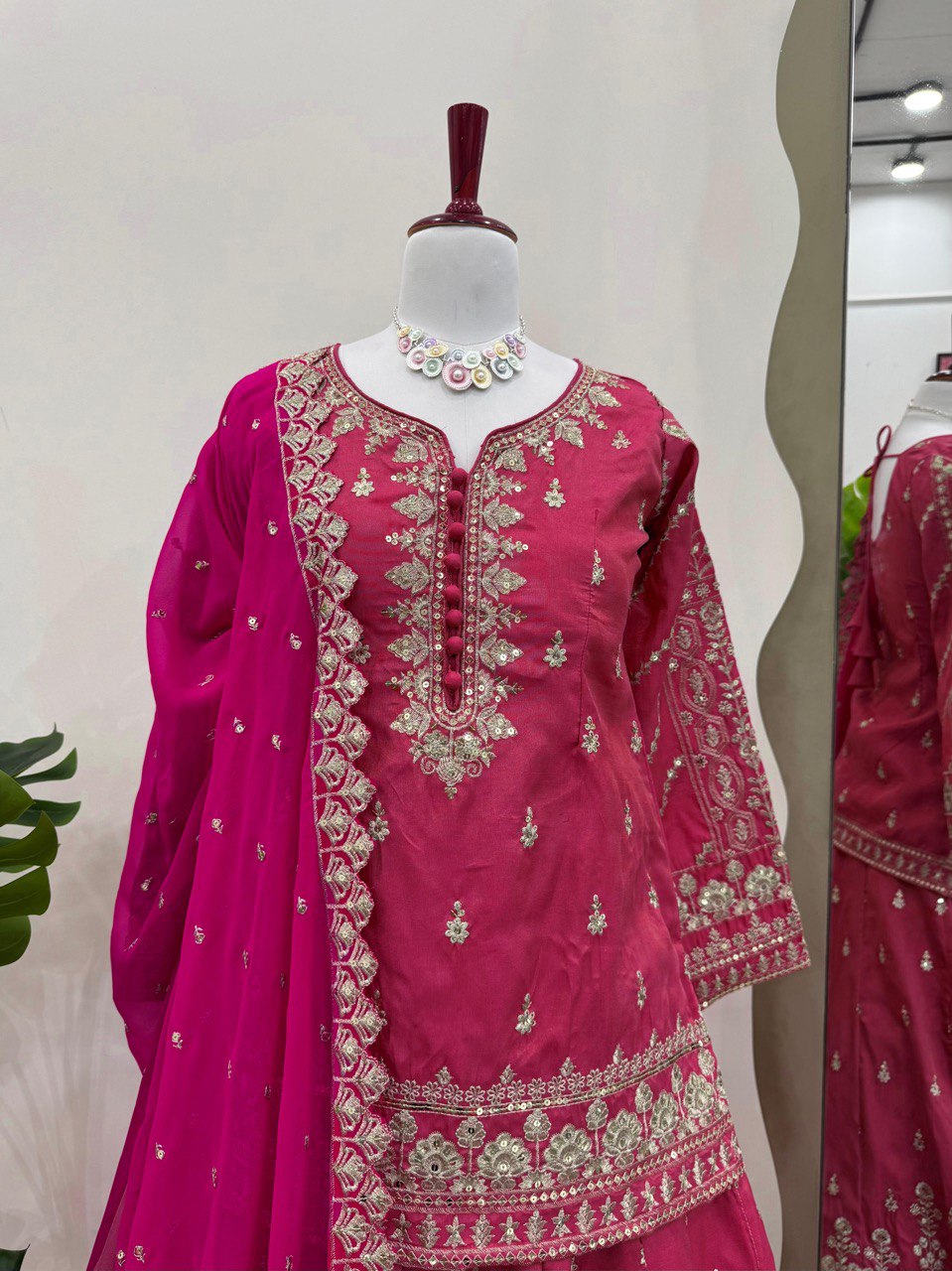 "Elegant Simmer Silk Lehenga Choli Set with Sequins Work"