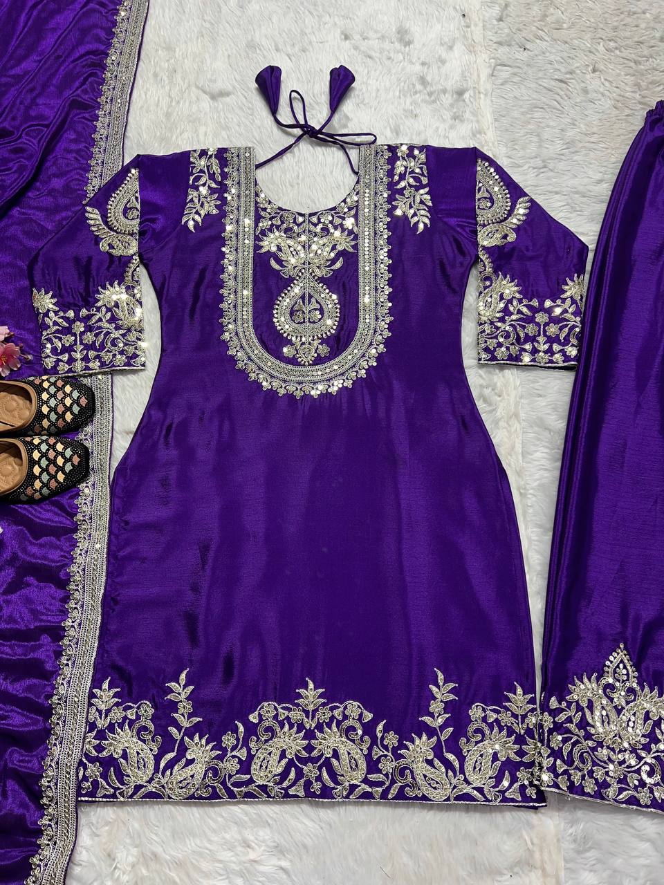 Silk kurta pant sets for women,Wedding,Festive wear dress