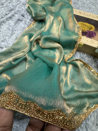 Premium Frandy Crush Saree