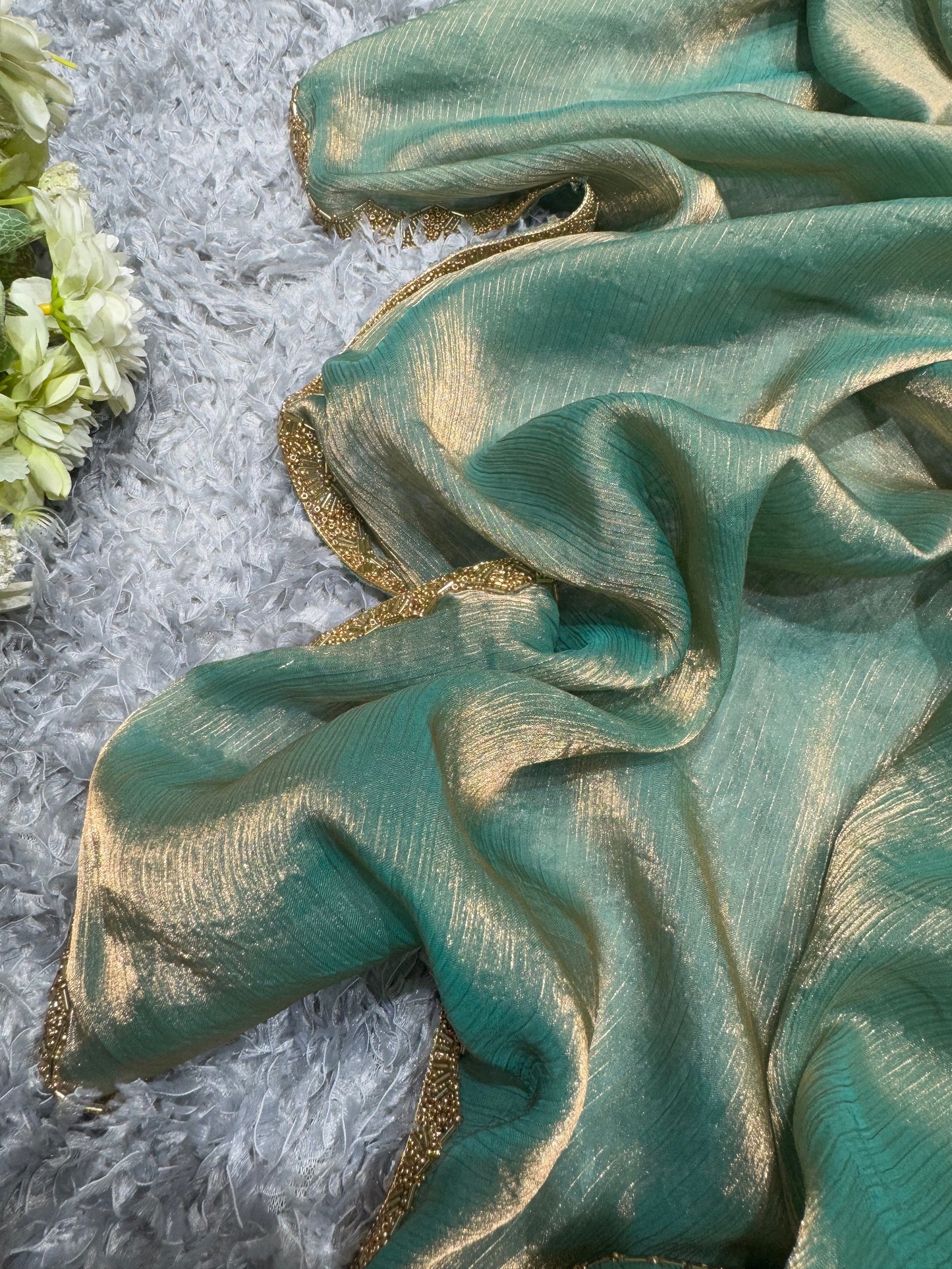 Premium Frandy Crush Saree