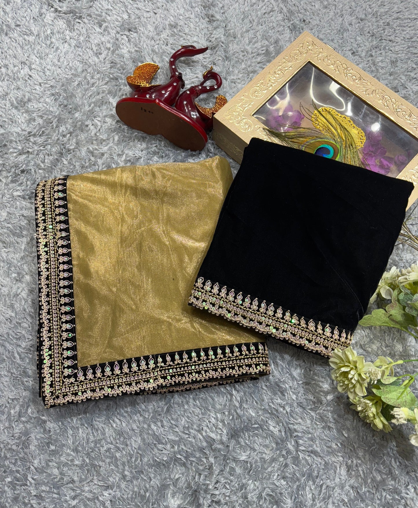 Luxurious Soft Twill Fabric Saree
