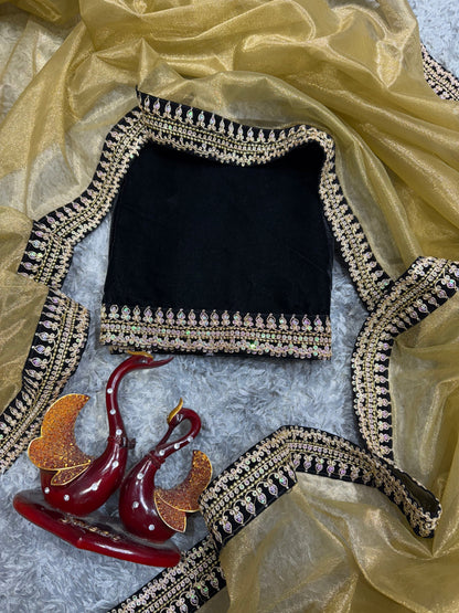 Luxurious Soft Twill Fabric Saree