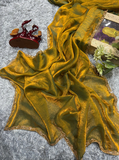 Premium Frandy Crush Saree