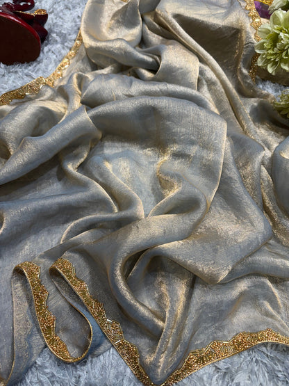 Premium Frandy Crush Saree