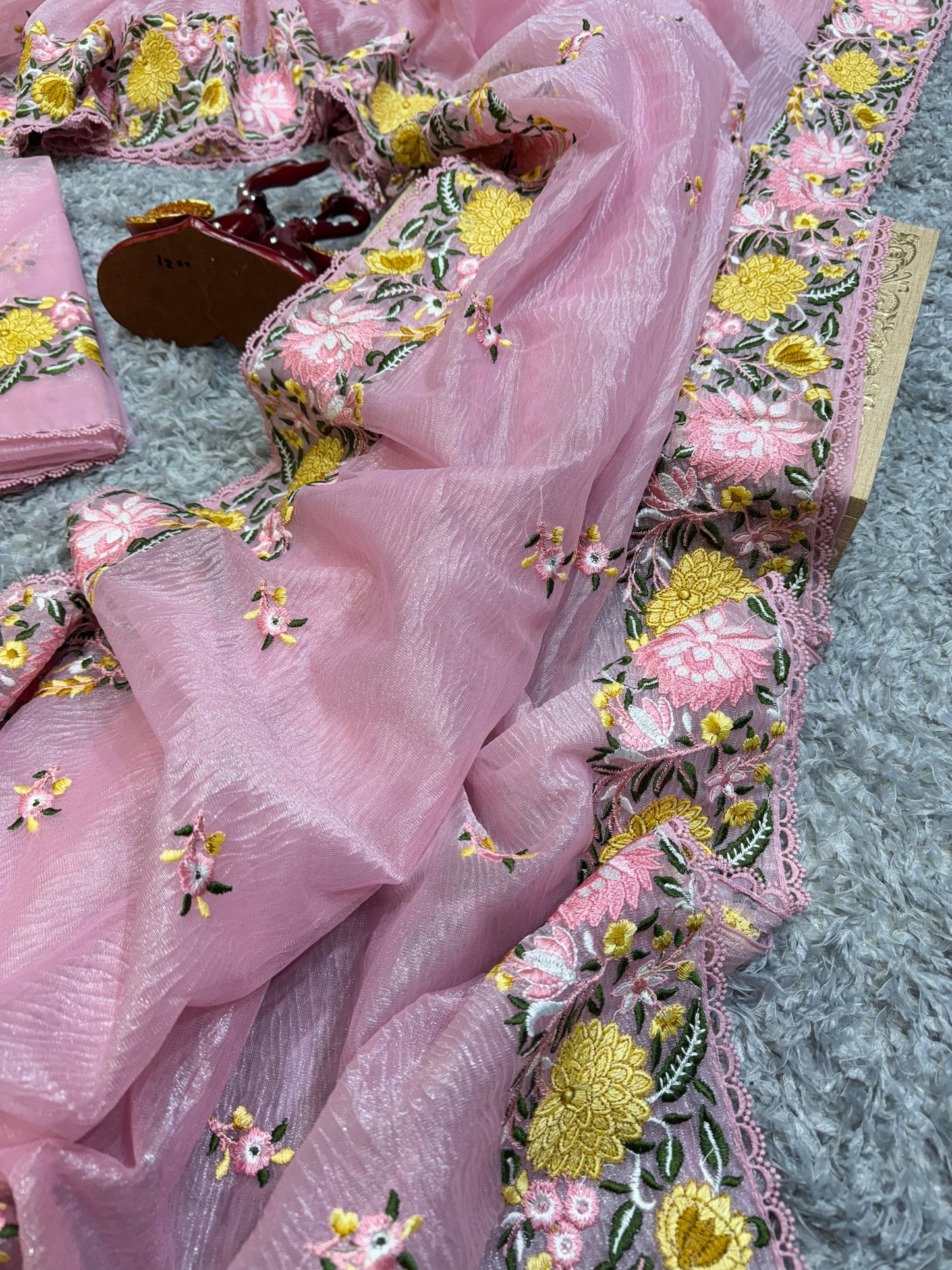 Elegant Banarasi Crush Saree