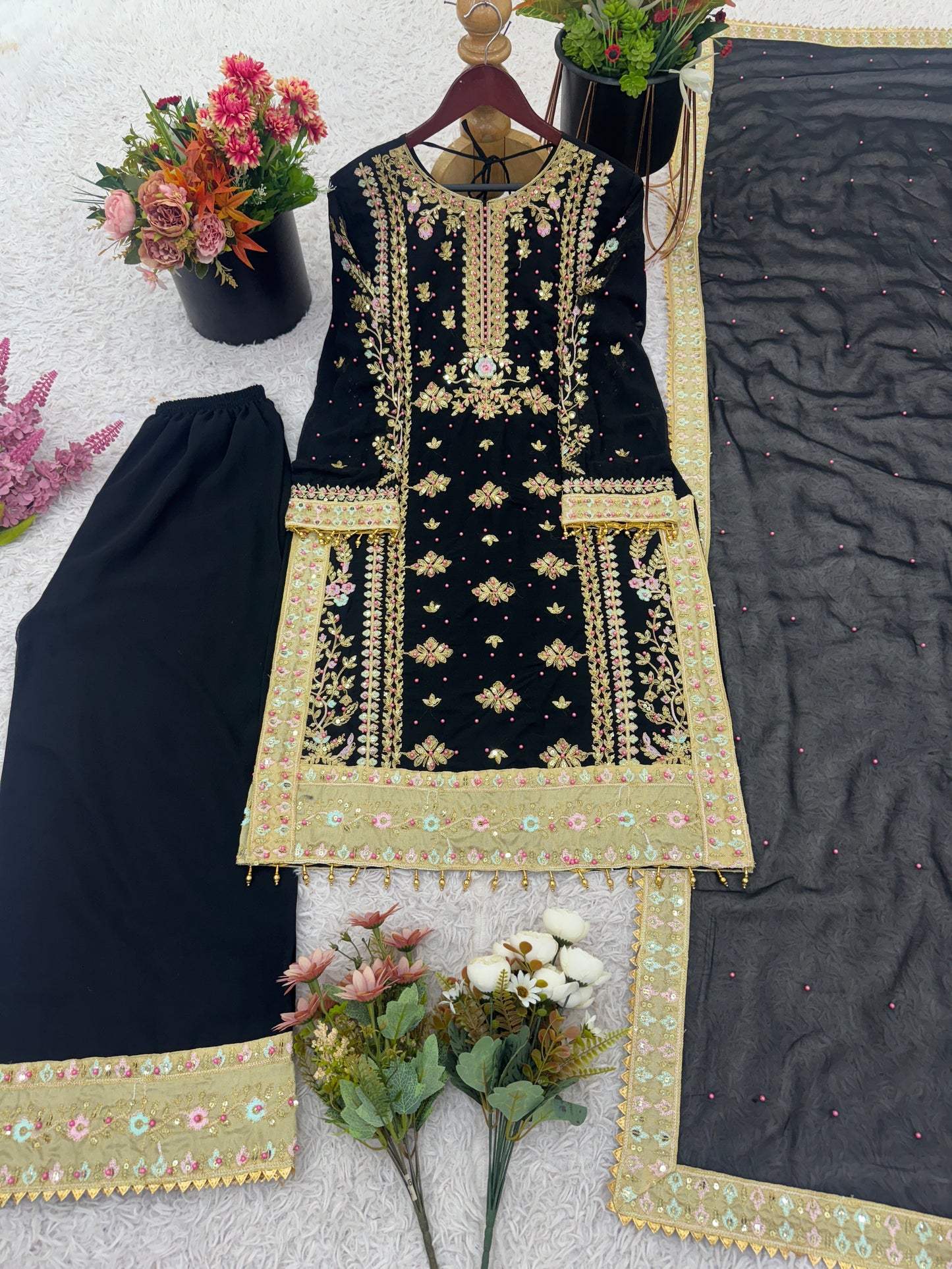 Aarohi Embroidered Suit Set