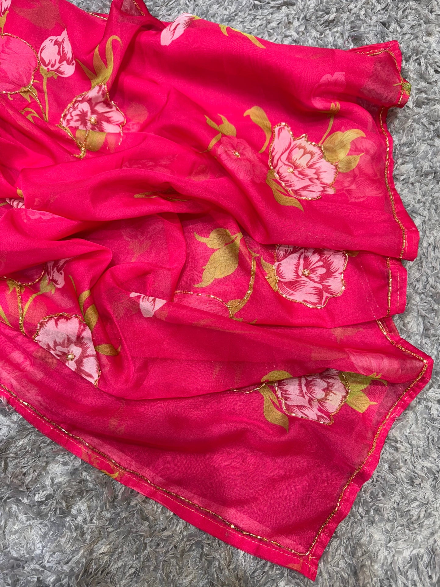 Luxurious Tebby Organza Saree