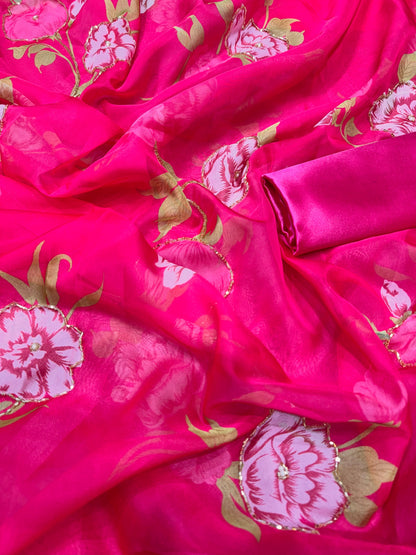 Luxurious Tebby Organza Saree