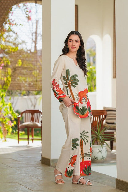 Women's Multicolor Printed Co-ord Set