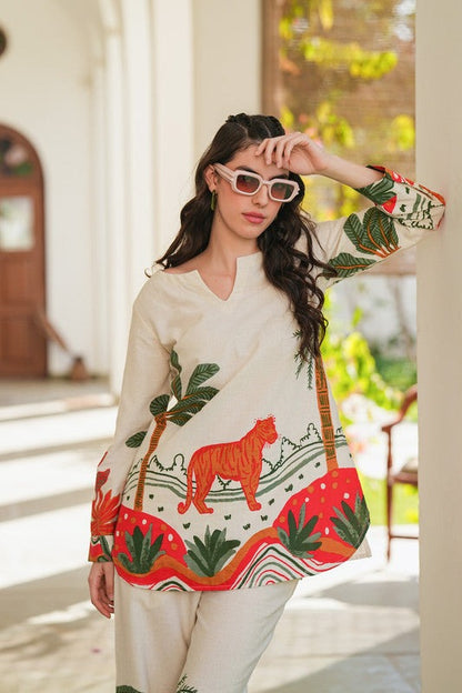Women's Multicolor Printed Co-ord Set