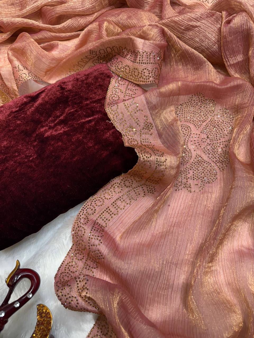 Pure Space Chiffon Silk Saree