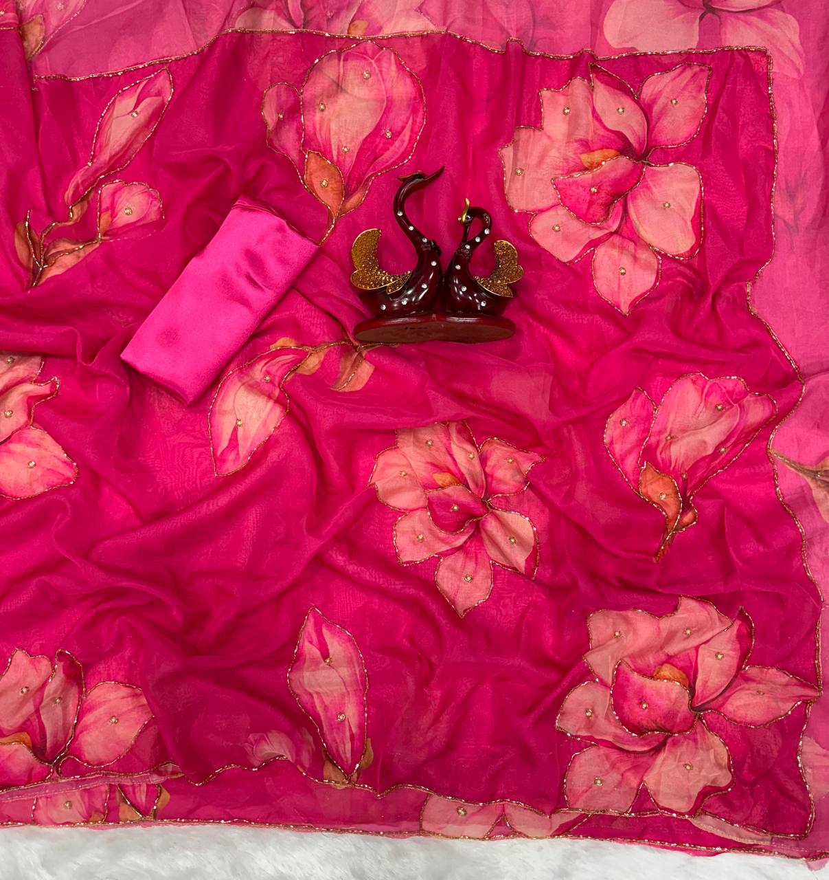 Luxurious Tebby Organza Saree