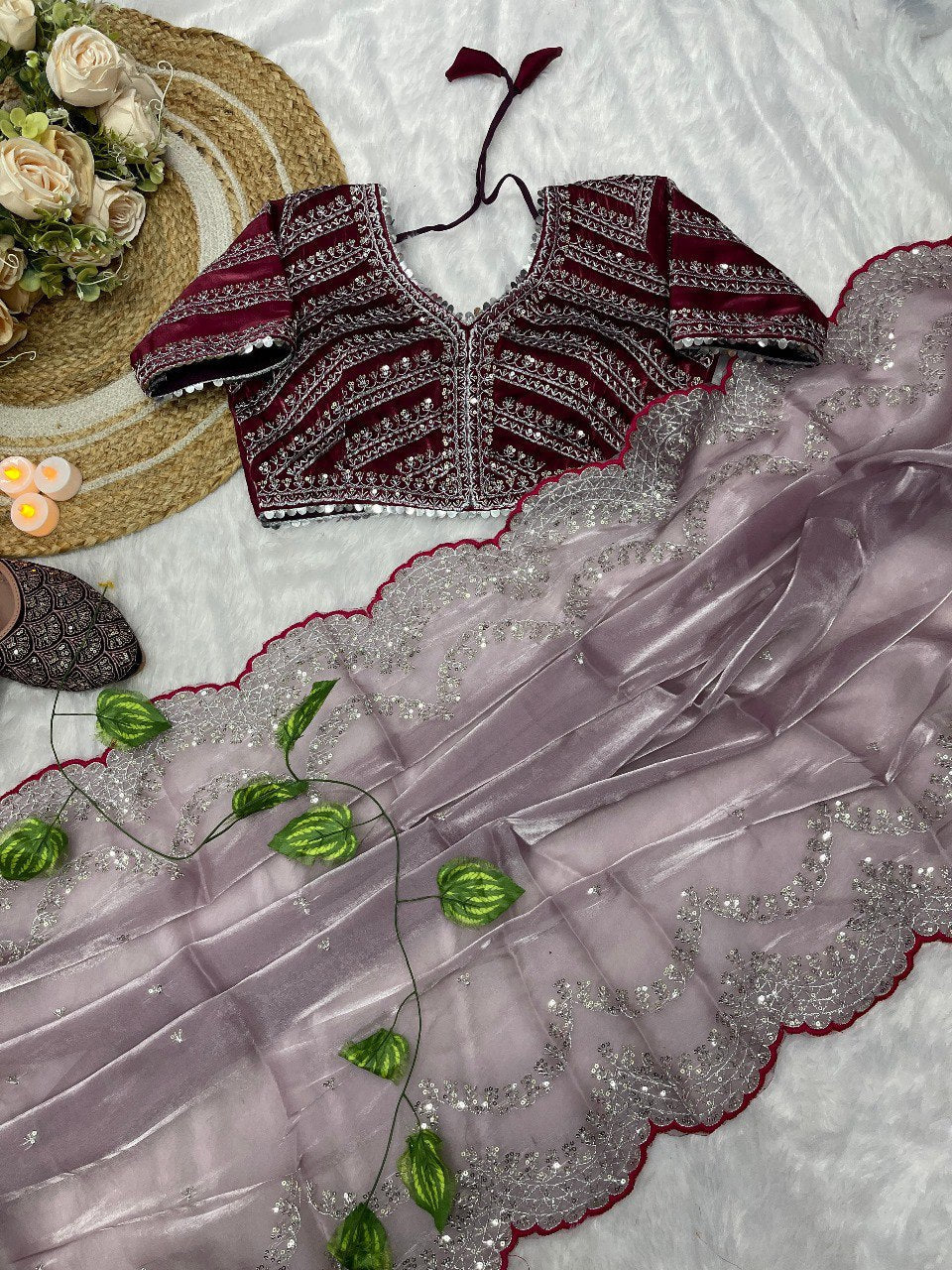 Pure Soft Zimmy Choo Silk Saree