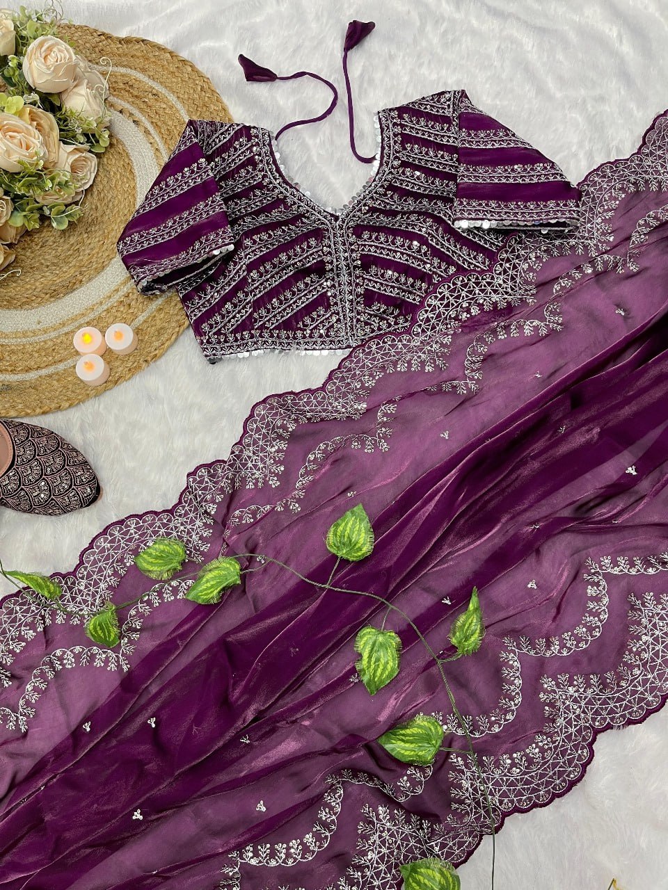 Pure Soft Zimmy Choo Silk Saree