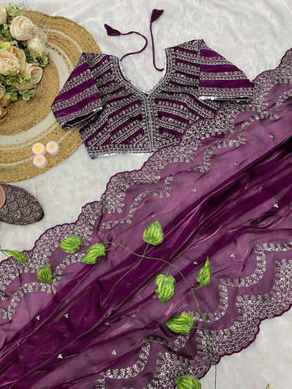 Pure Soft Zimmy Choo Silk Saree