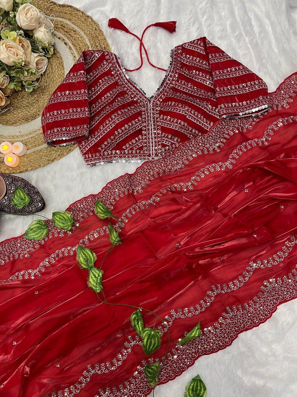 Pure Soft Zimmy Choo Silk Saree