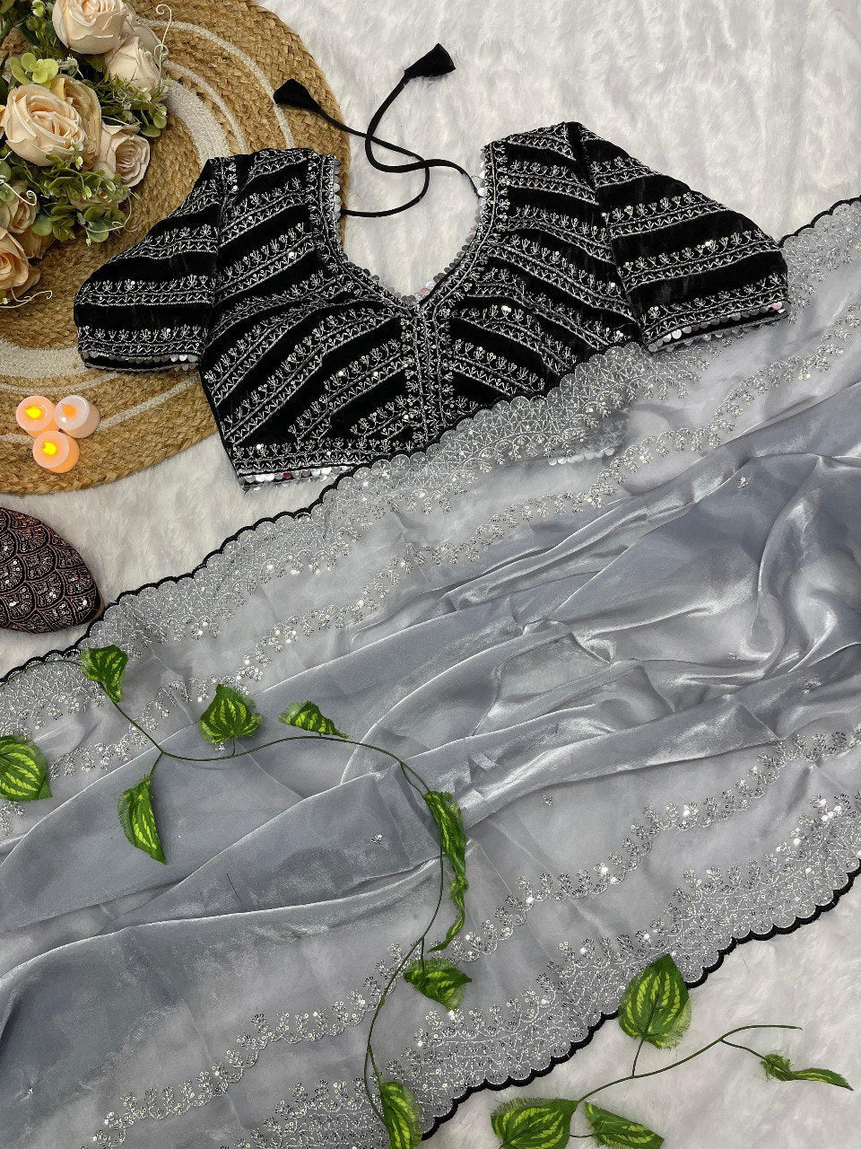 Pure Soft Zimmy Choo Silk Saree