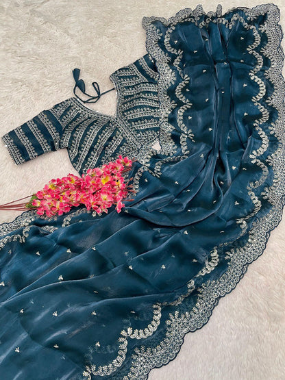 Pure Soft Zimmy Choo Silk Saree