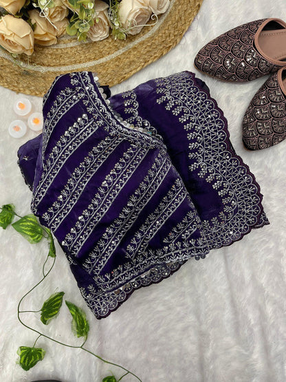 Pure Soft Zimmy Choo Silk Saree