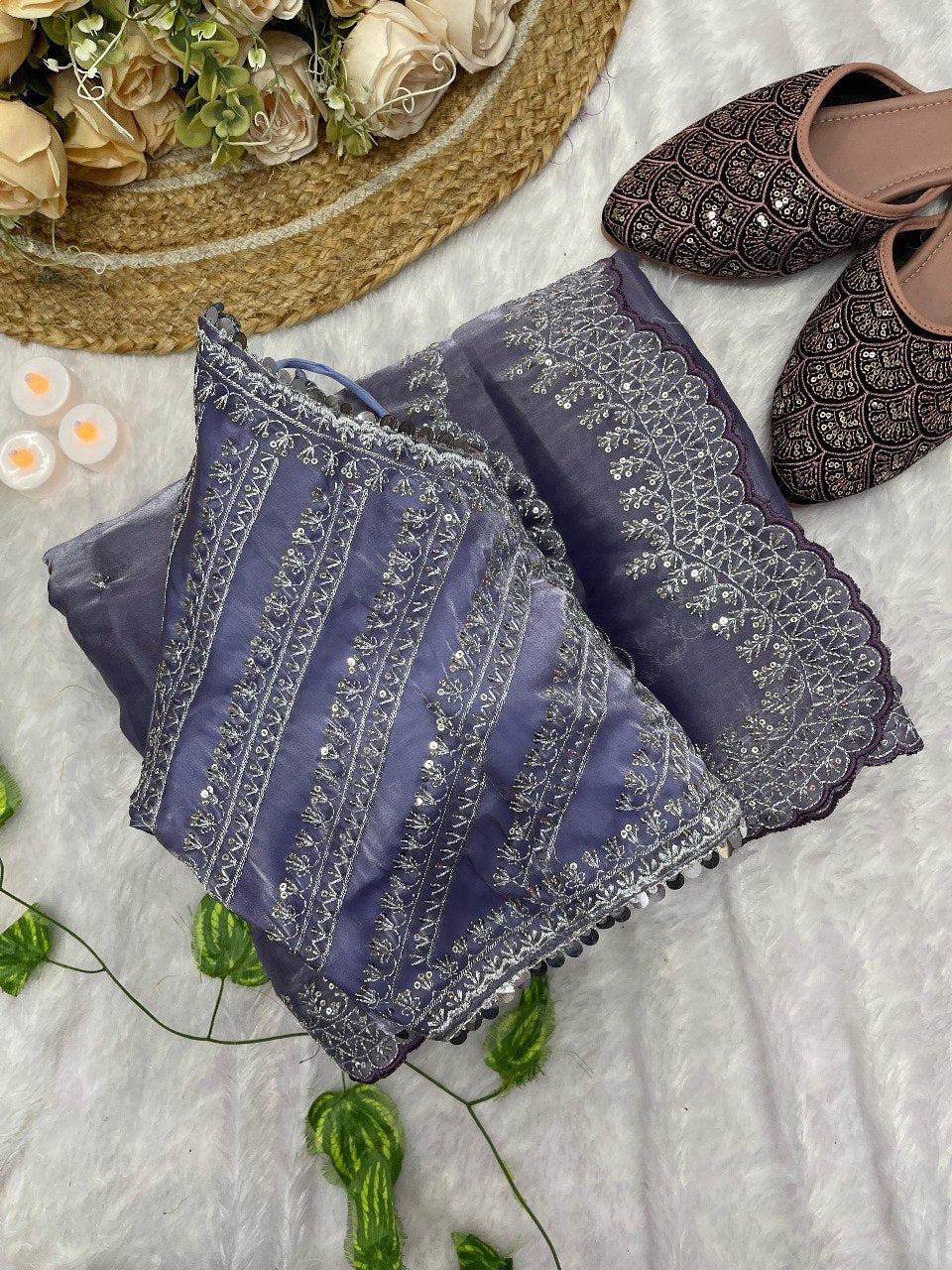 Pure Soft Zimmy Choo Silk Saree