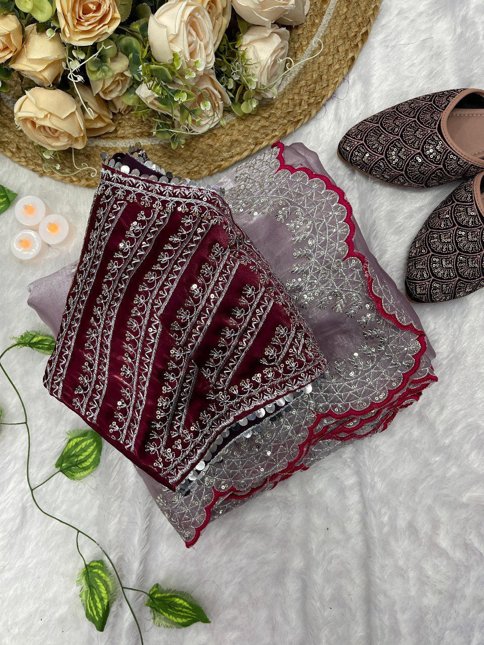 Pure Soft Zimmy Choo Silk Saree