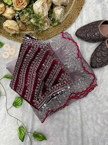 Pure Soft Zimmy Choo Silk Saree