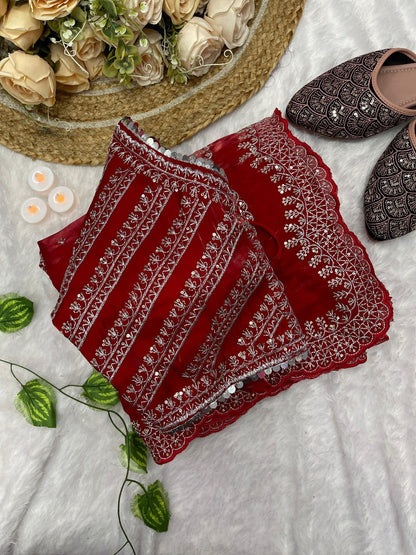 Pure Soft Zimmy Choo Silk Saree