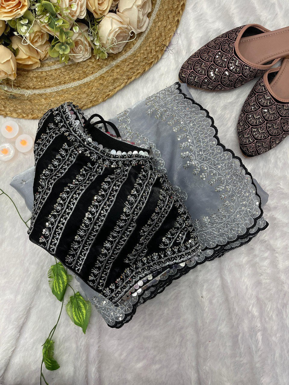 Pure Soft Zimmy Choo Silk Saree