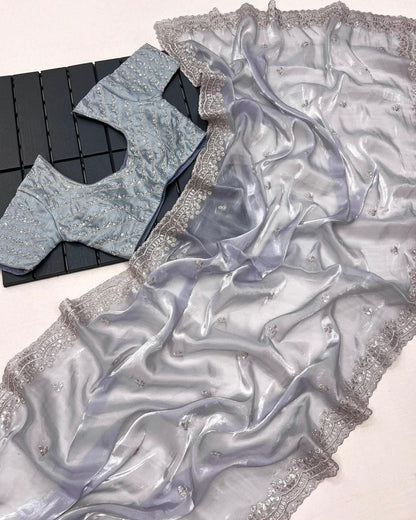 Serenity Soft Slik Saree