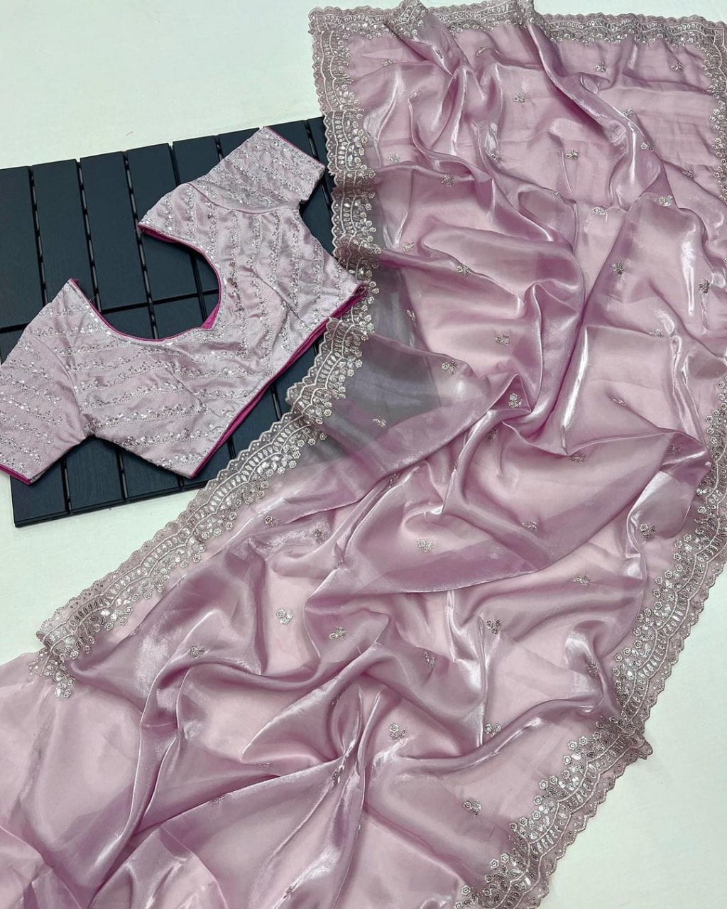 Serenity Soft Slik Saree