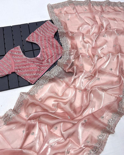 Serenity Soft Slik Saree