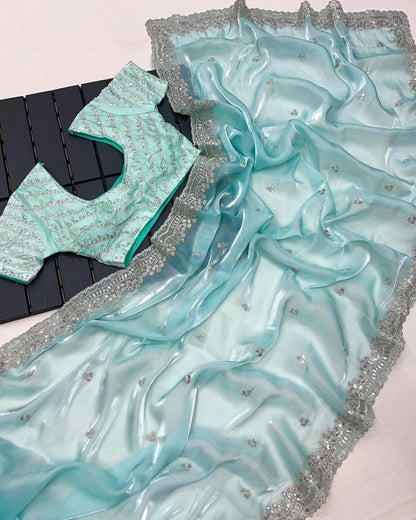 Serenity Soft Slik Saree