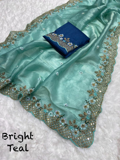 Golden Hour Silk Saree