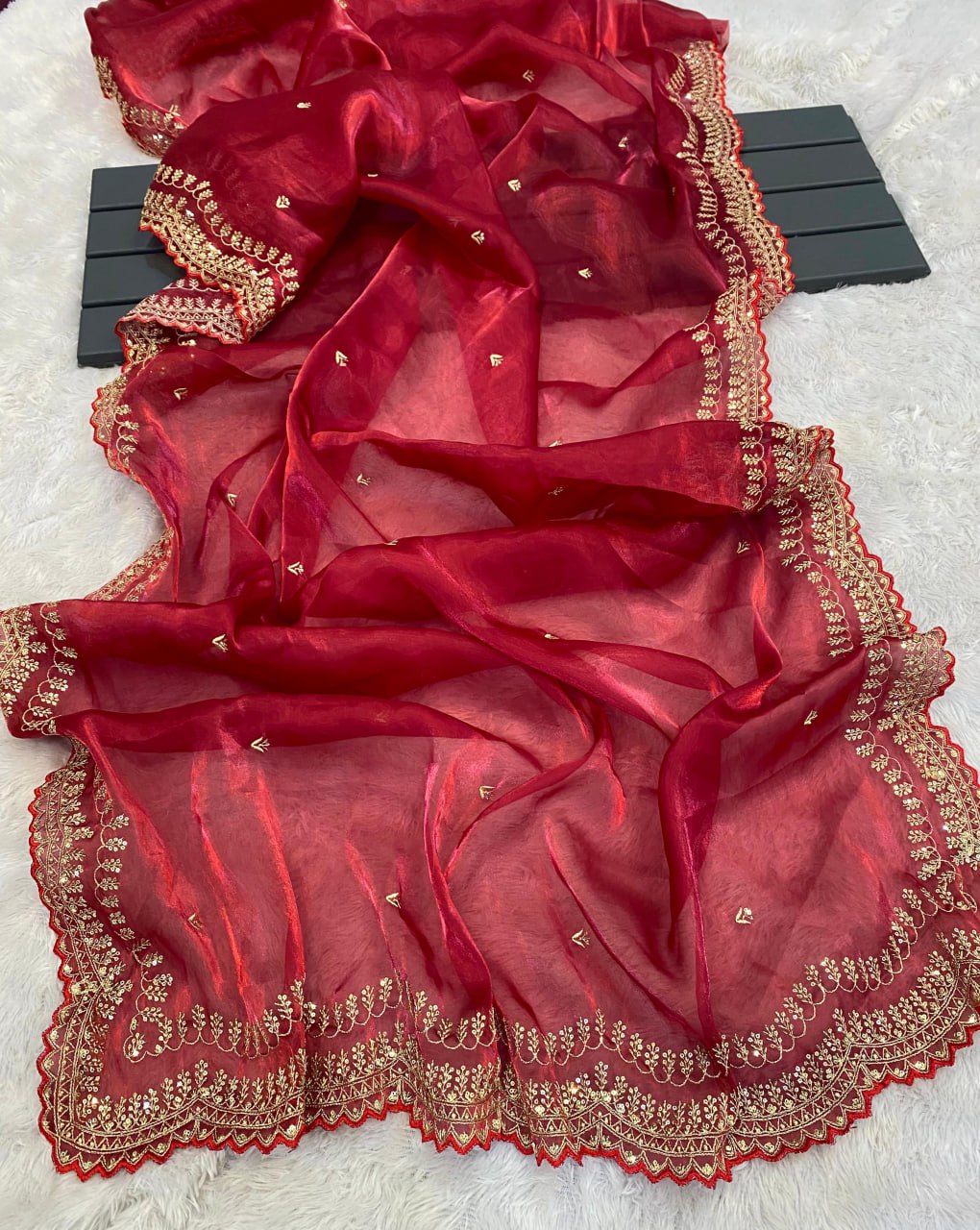Ruby Rhapsody  Saree