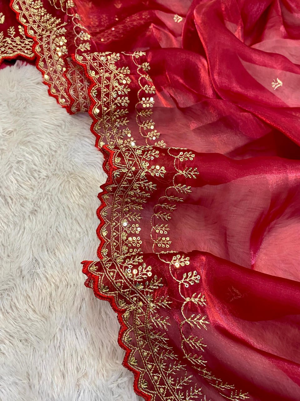 Ruby Rhapsody  Saree