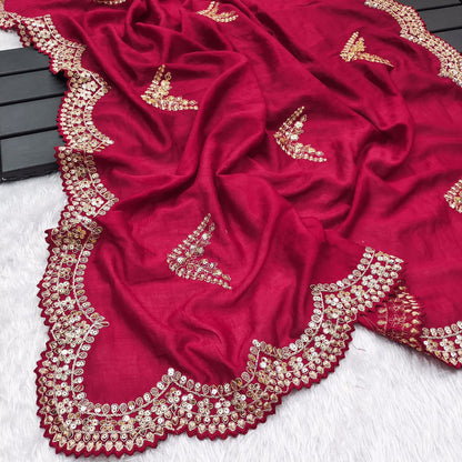 Velvet Bloom Saree