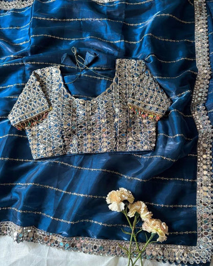 Sapphire Dream Saree