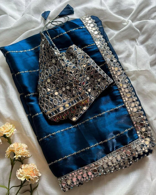 Sapphire Dream Saree