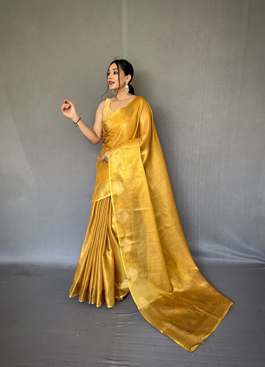 Golden Dusk Saree