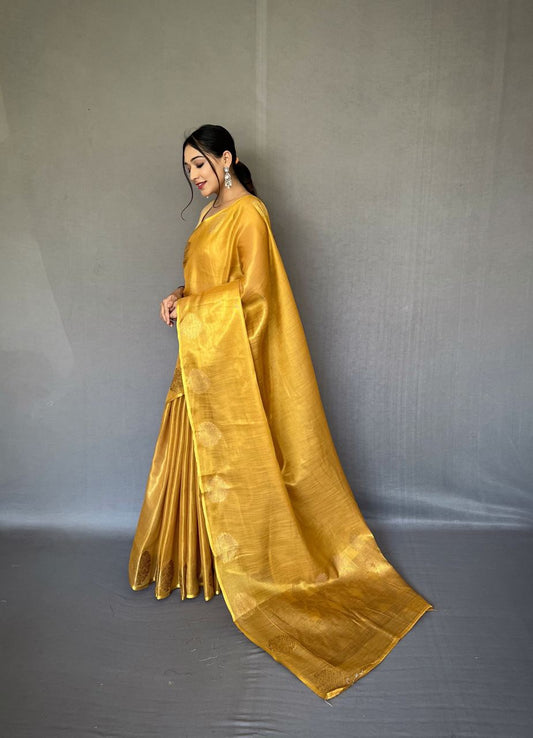 Golden Dusk Saree